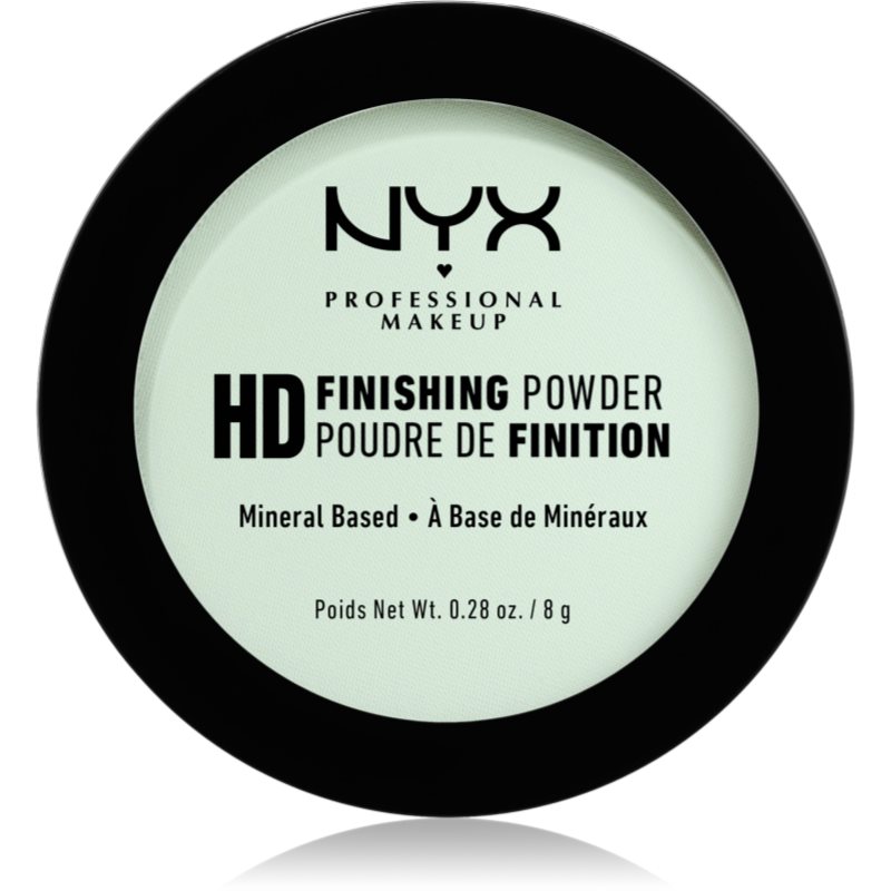 NYX Professional Makeup High Definition Finishing Powder puder nijansa 03 Mint Green 8 g