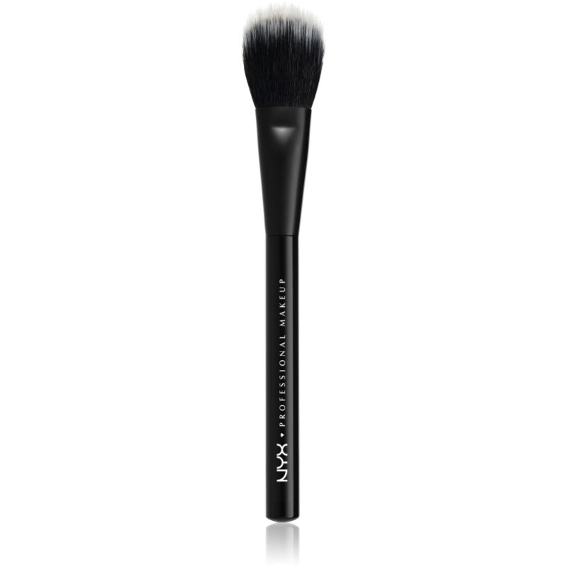 

NYX Professional Makeup Pro Dual Fiber Powder Brush пензлик для нанесення рум'ян, освітлювача та для контурування