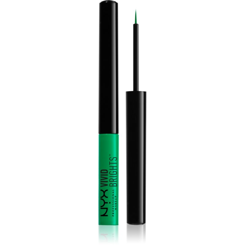 

NYX Professional Makeup Vivid Brights кольорова рідка підводка для очей відтінок 07 Vivid Envy