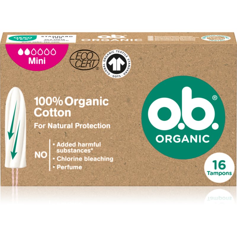 o.b. Organic Mini tampons 16 st