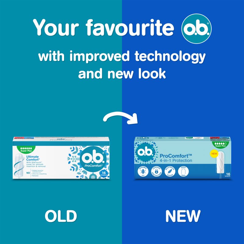 o.b. Pro Comfort Super Plus tampóny na silnú menštruáciu 16 ks (obrázok 8)