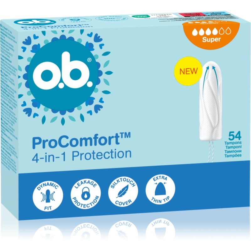 o.b. Pro Comfort Super tampons 54 pc