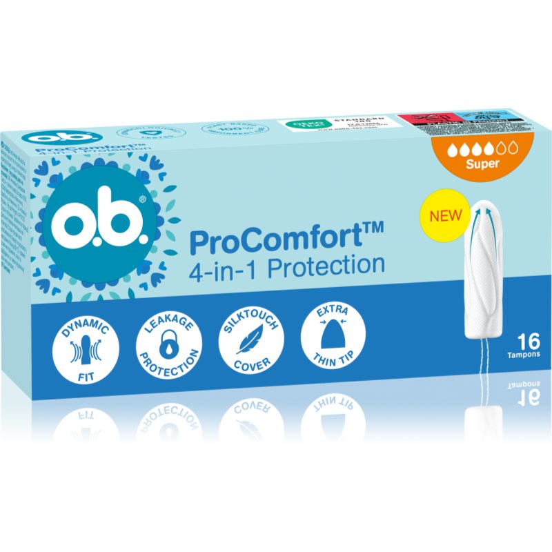 o.b. Pro Comfort Super tampons 16 pc