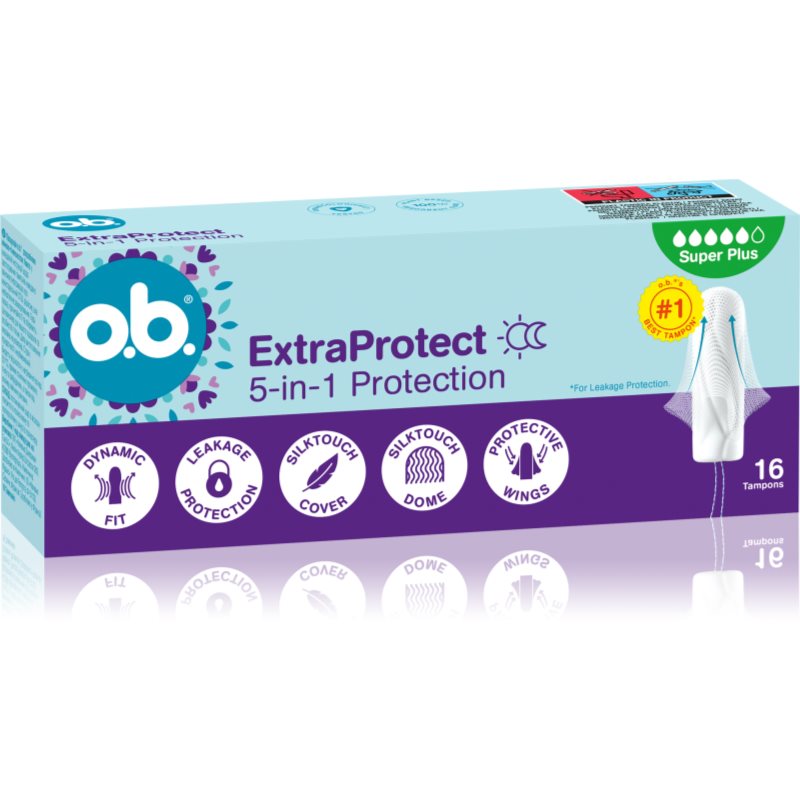 o.b. Extra Protect Super+ tampons 16 pc