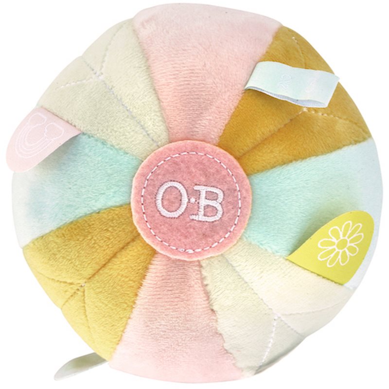 O.B Designs Sensory Ball plišasta igrača Autumn Pink 3m  1 kos