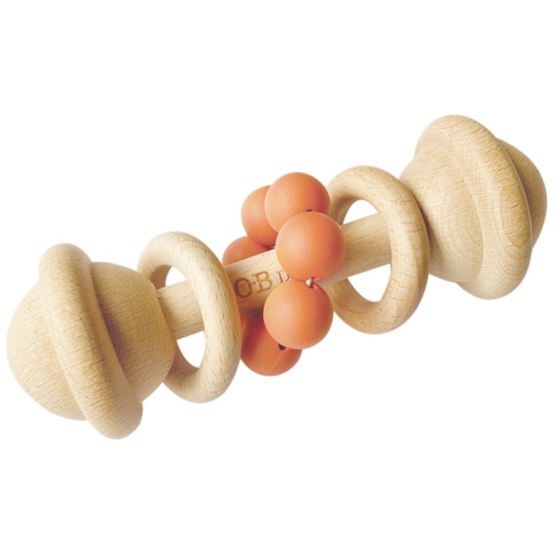 O.B Designs Rattle Toy rattle Cinnamon 3m+ 1 pc
