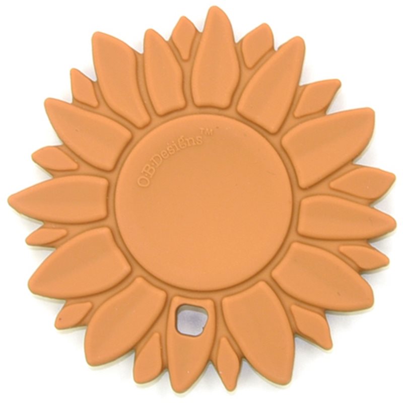 O.B Designs Sunflower Teether hryzadielko Ginger 3m+ 1 ks