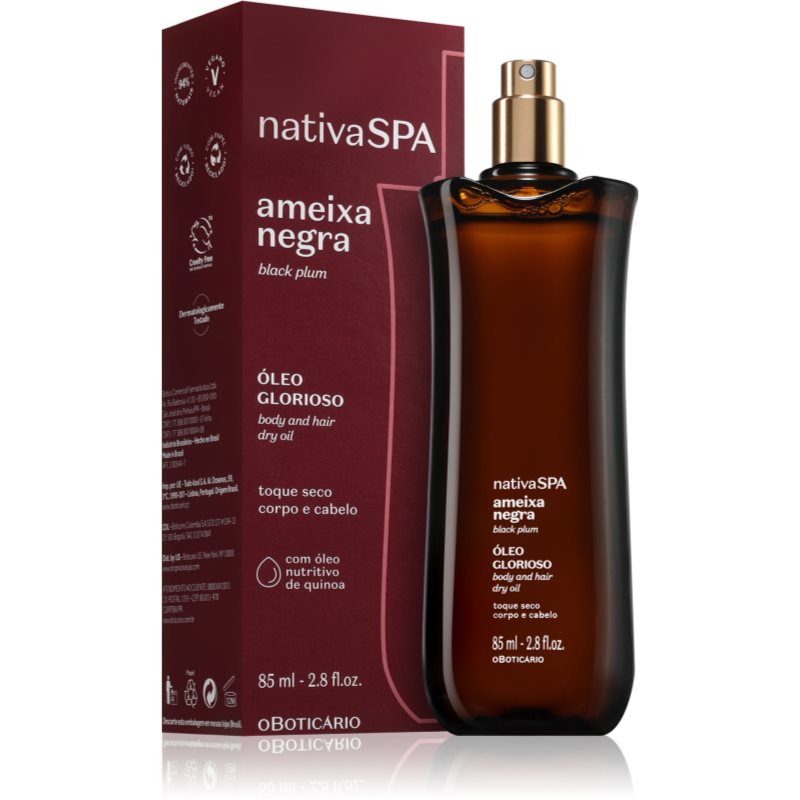 Thumbnail - oBoticário Nativa SPA Ameixa Negra Öl für haare und körper 85 ml