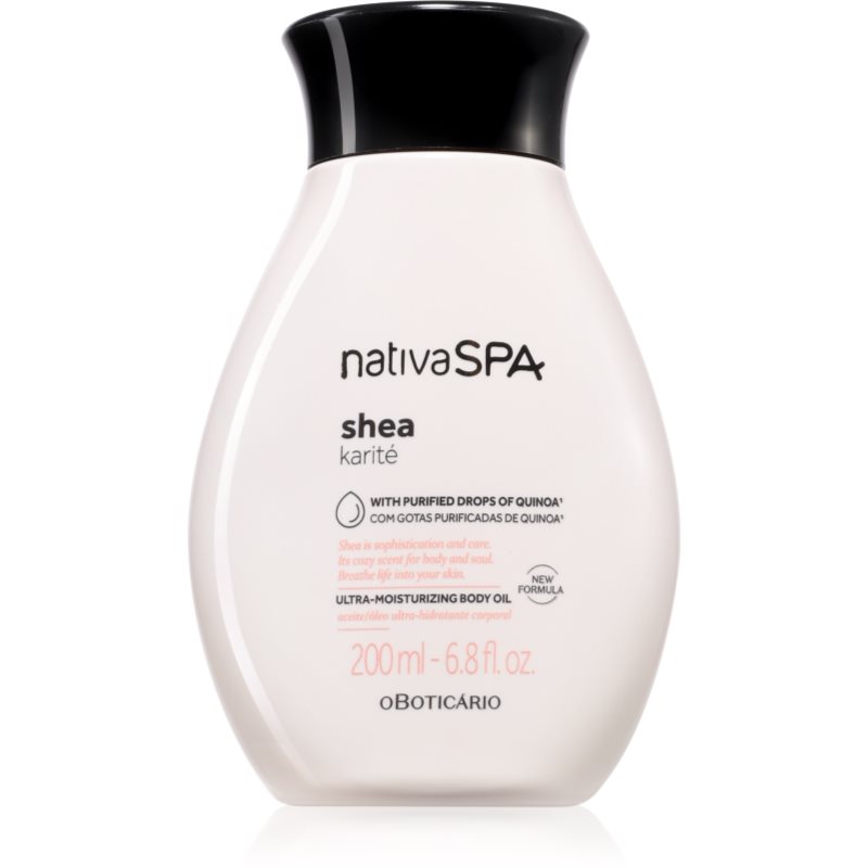 oBoticário Nativa SPA Karité vartaloöljy 200 ml