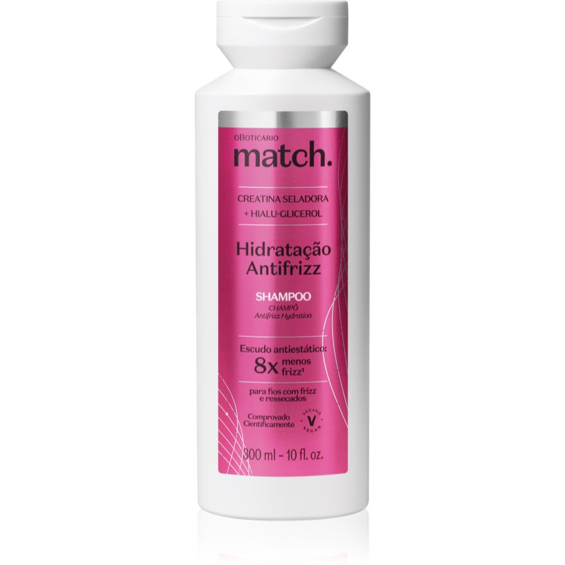 oBoticario Match moisturising shampoo to treat frizz 300 ml
