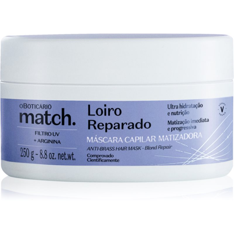 E-shop oBoticário Match regenerační maska pro blond vlasy 250 g