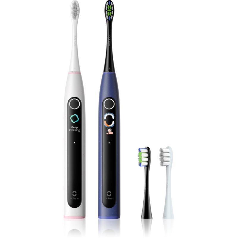 Oclean X Lite Duo Set sonický zubní kartáček + náhradní hlavice Blue+Grey