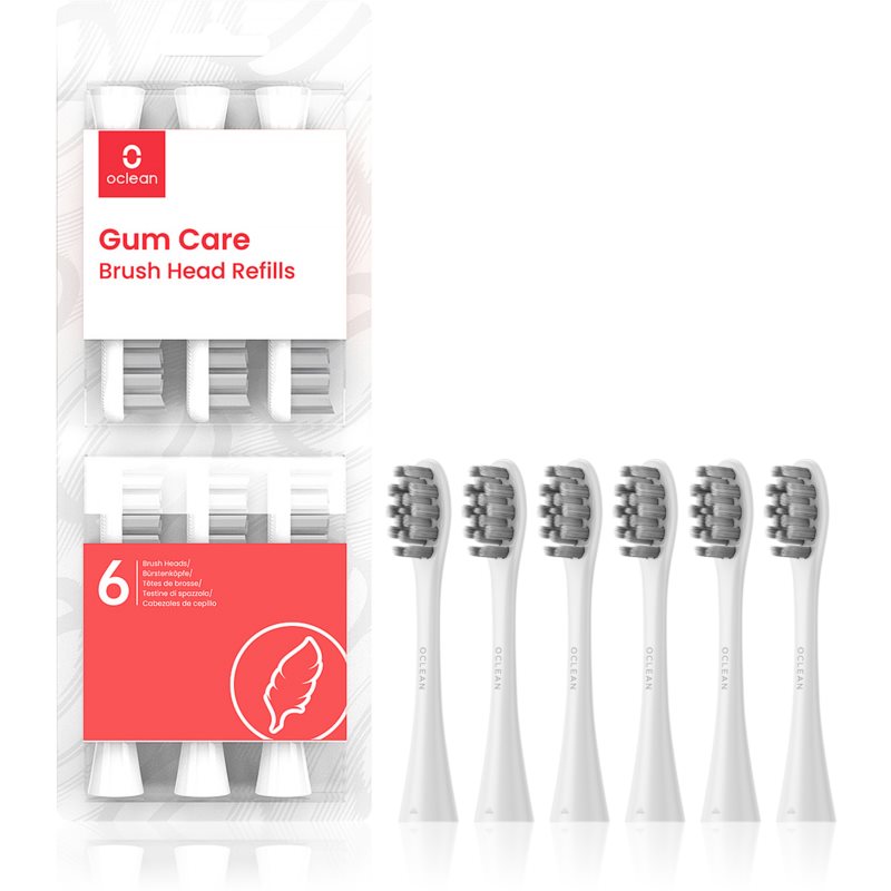 Oclean Brush Head Gum Care Extra Soft nadomestne glave P1S12 6 kos