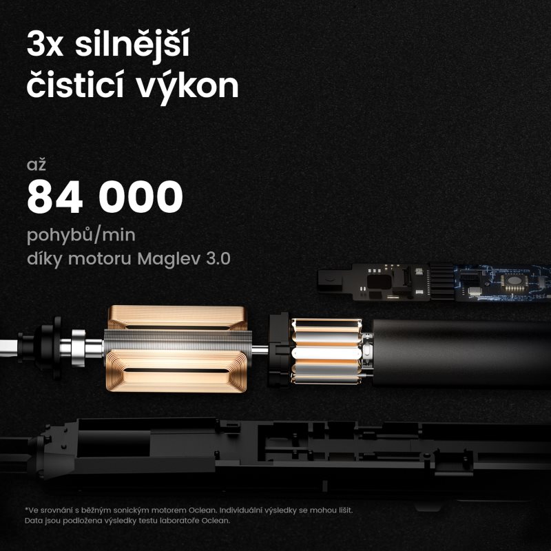 Oclean X Ultra S Black Sonic Toothbrush Black 1 Pc