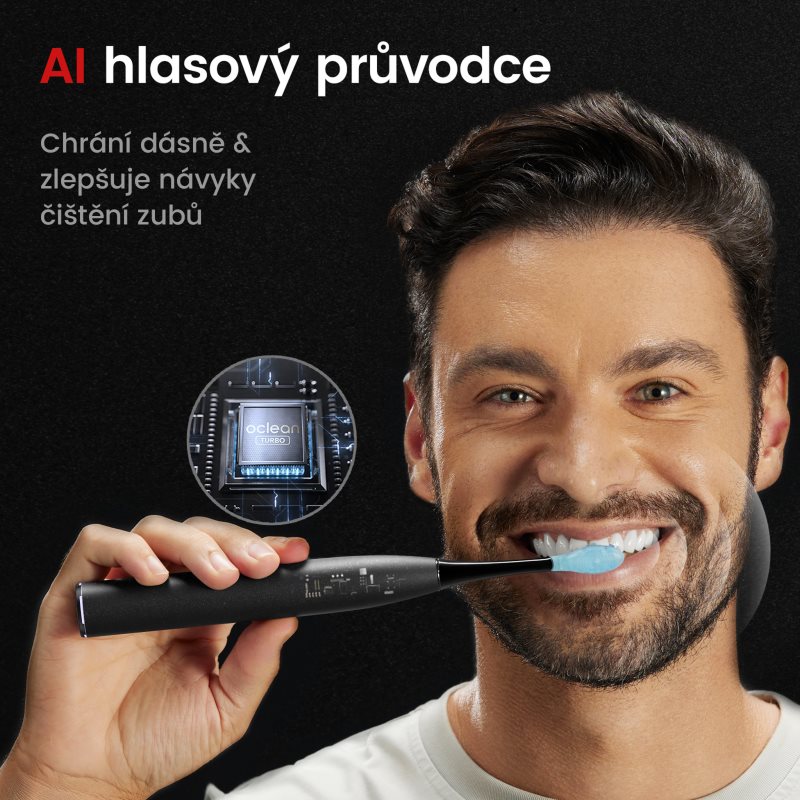 Oclean X Ultra S Black Sonic Toothbrush Black 1 Pc