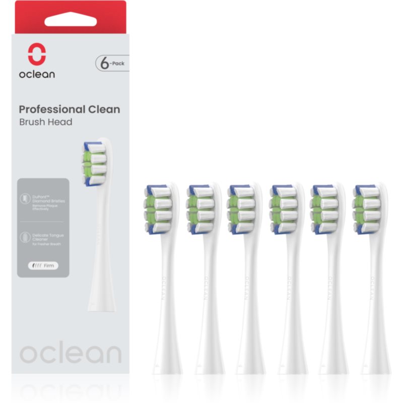 Oclean Professional Clean сменяеми глави Бяло 6 бр.