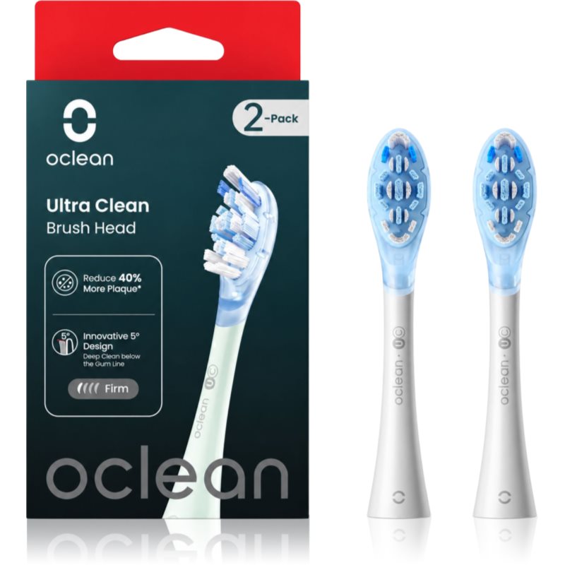 Oclean Ultra Clean UC03 W02- toothbrush replacement heads white 2 pc
