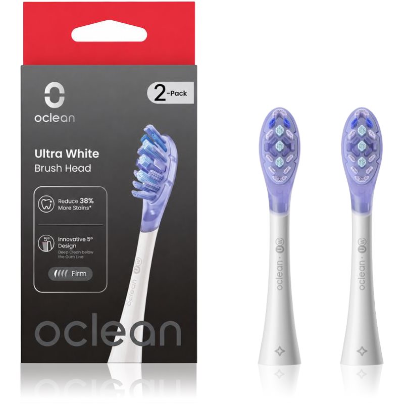 Oclean Ultra White nadomestne glave za zobno ščetko white 2 kos