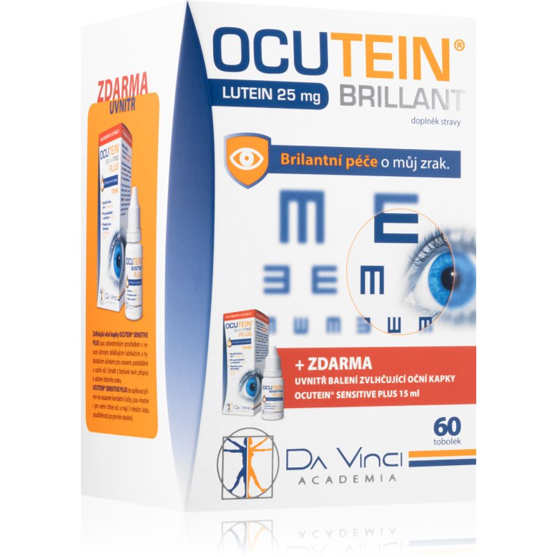 Da Vinci Academia Ocutein Brillant Lutein 25mg tobolky na podporu zdravia zraku 60 cps kúpite na Notino.sk
