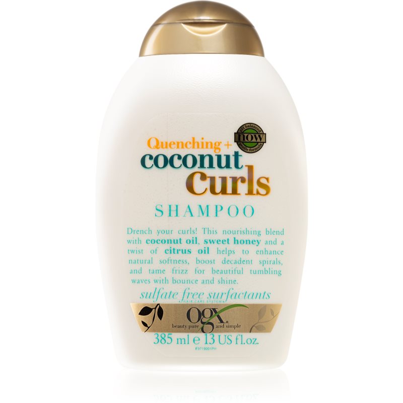 OGX Coconut Curls šampūnas banguotiems ir garbanotiems plaukams 385 ml
