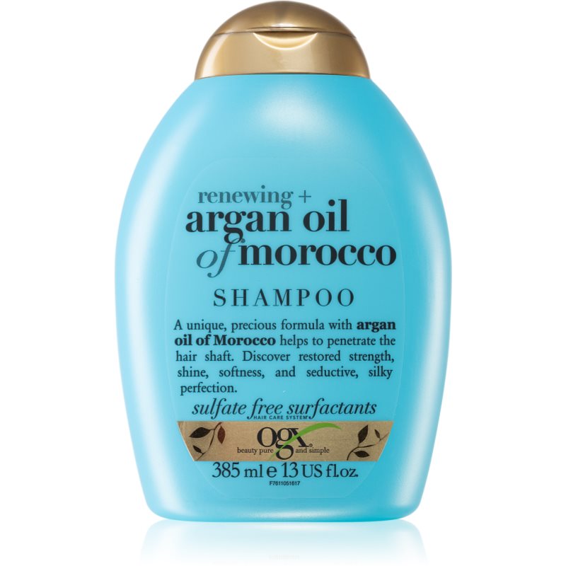E-shop OGX Argan Oil Of Morocco obnovující šampon pro lesk a hebkost vlasů 385 ml