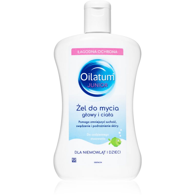Oilatum Junior Shampoo and Shower Gel dušo želė ir šampūnas „du viename“ vaikams 300 ml