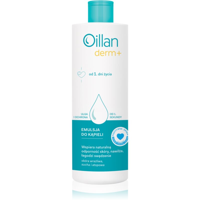 Oillan Derm+ Bath Emulsion Bath Emulsion For Children From Birth 400 Ml