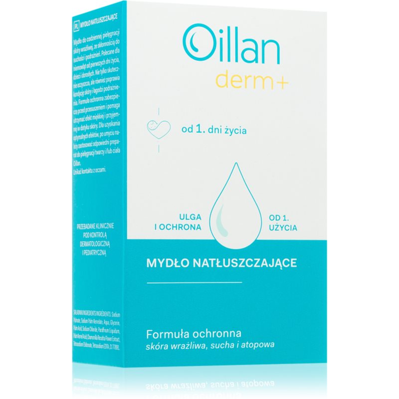 Oillan Derm+ Dermo Soap Extra Mild Soap For Children From Birth 100 G