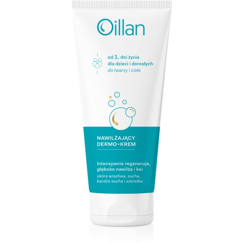 Oillan Derm Face And Body Cream зволожуючий крем для обличчя та тіла для дітей від народження 200 мл