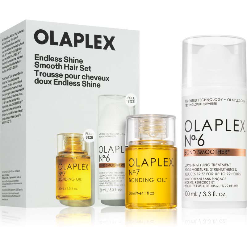 Olaplex Endless Shine Smooth Hair Set sada pro lesk a hebkost vlasů 1 ks
