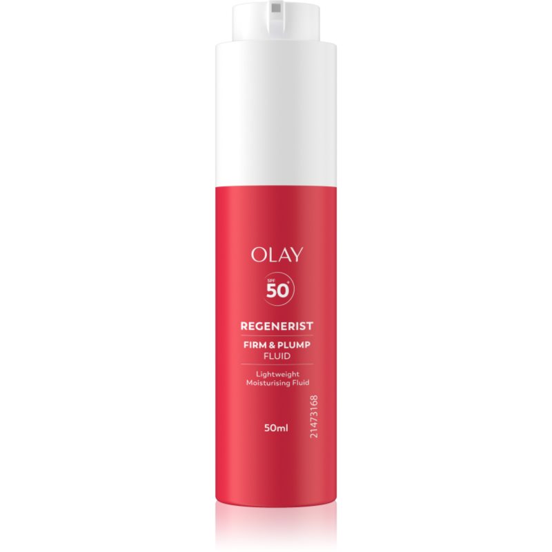 Olay Regenerist Firm & Plump liftingový hydratačný fluid s niacínamidom SPF 50  50 ml