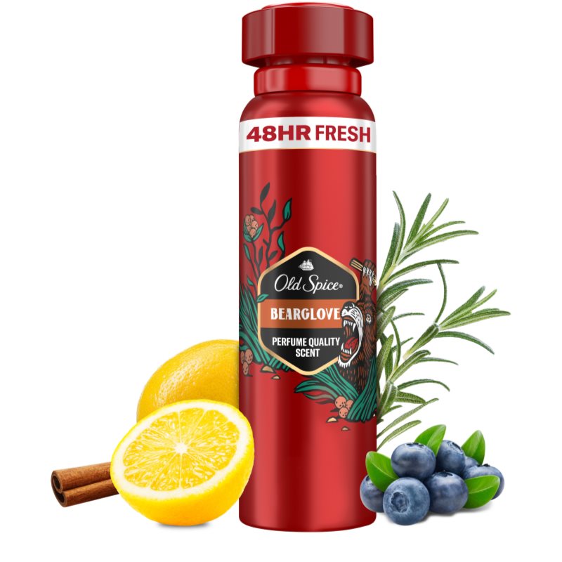 Old Spice Bearglove refreshing deodorant spray for men 150 ml