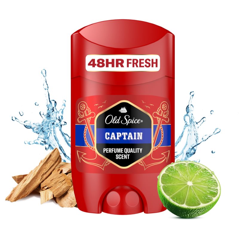 Old Spice Captain Déodorant Solide Pour Homme 50 Ml