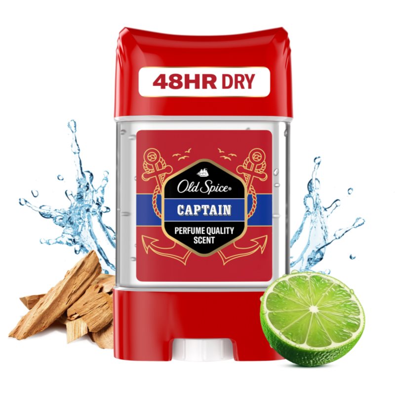 Old Spice Captain Anti-transpirant Gel Pour Homme 70 Ml