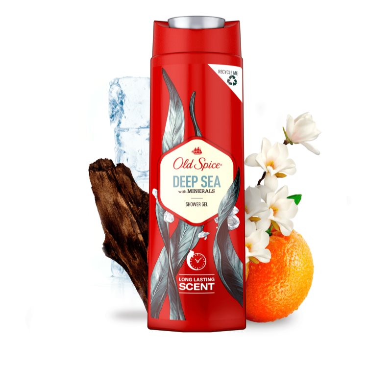 Old Spice Deep Sea Gel De Douche Pour Homme 250 Ml