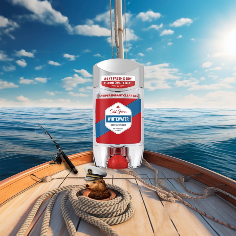 Old Spice Whitewater Antiperspirant Clear Gel gélový antiperspirant pre mužov 70 ml (obrázok 3)
