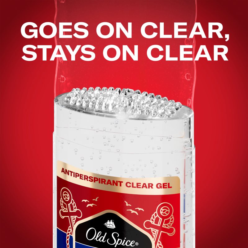 Old Spice Captain Antiperspirant Clear Gel gélový antiperspirant pre mužov 70 ml (obrázok 6)