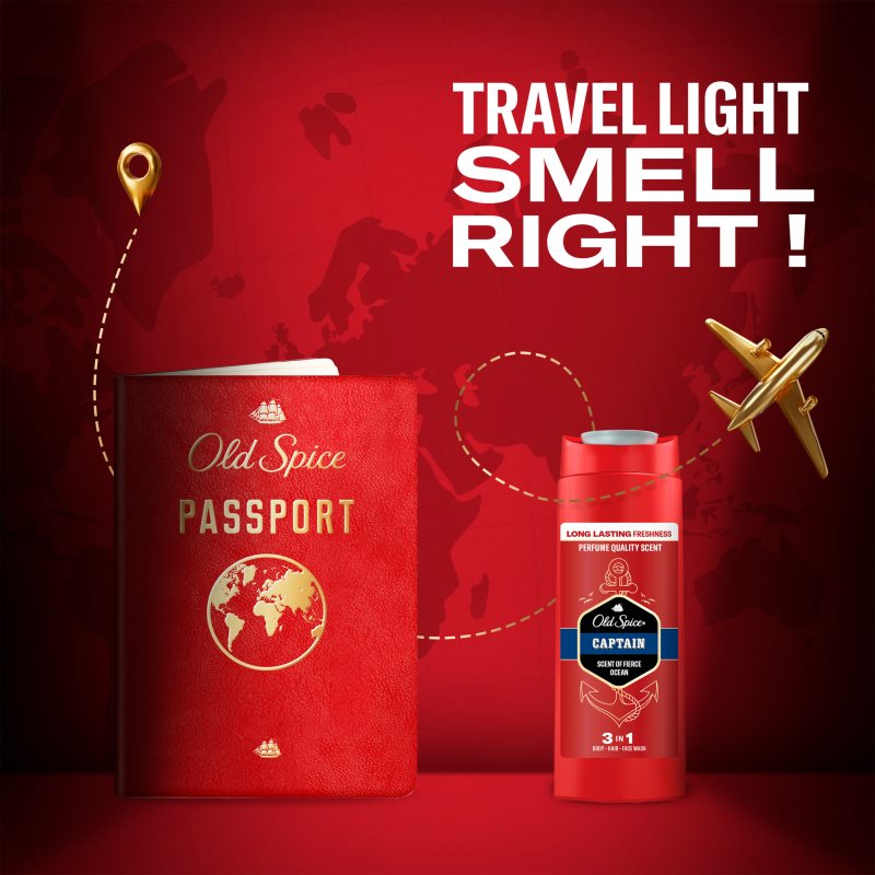 Old Spice Captain sprchový gel pro muže 90 ml (obrázek 3)