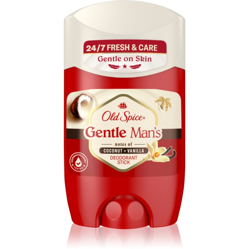 Old Spice Gentle Man's Coconut & Vanilla tuhý deodorant bez obsahu hliníkových solí 50 ml
