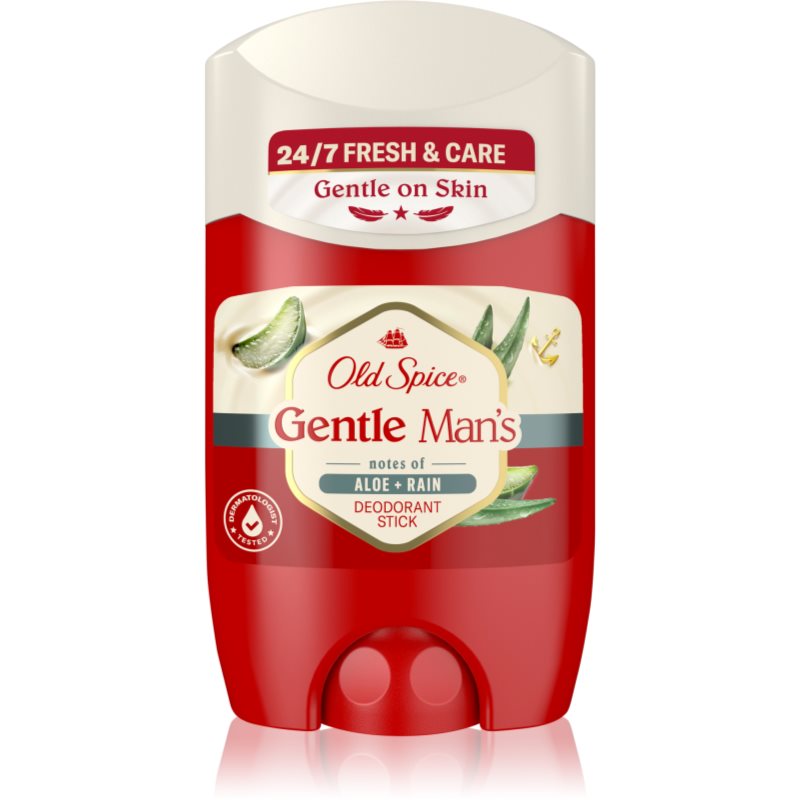 Old Spice Gentle Man's Aloe & Rain tuhý deodorant bez obsahu hliníkových solí 50 ml