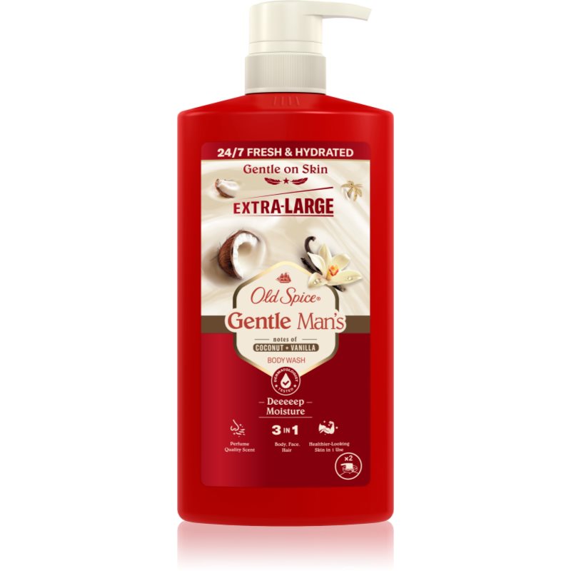 Old Spice Gentle Man's Coconut & Vanilla shower gel for men 3-in-1 800 ml