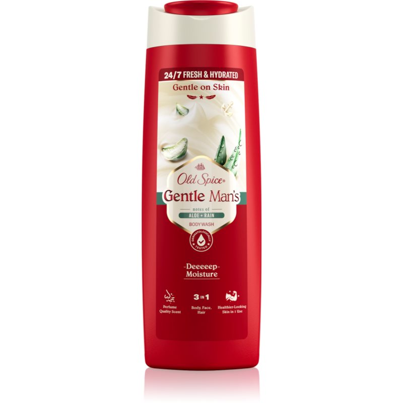 Old Spice Gentle Man's Aloe & Rain Dušigeel kolm-ühes 400 ml