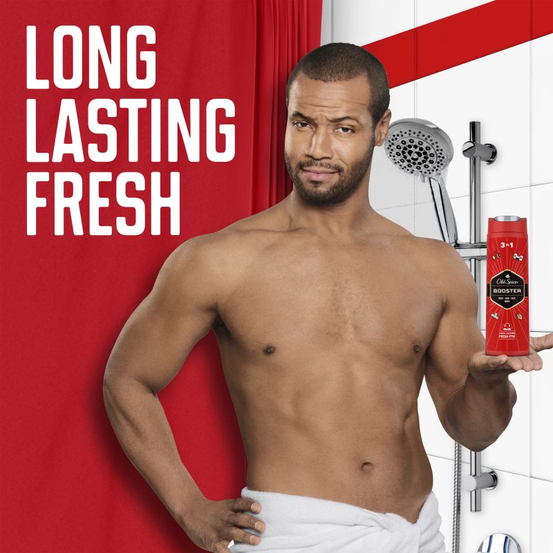 Old Spice Booster 2-in-1 Shower Gel And Shampoo For Men 400 Ml