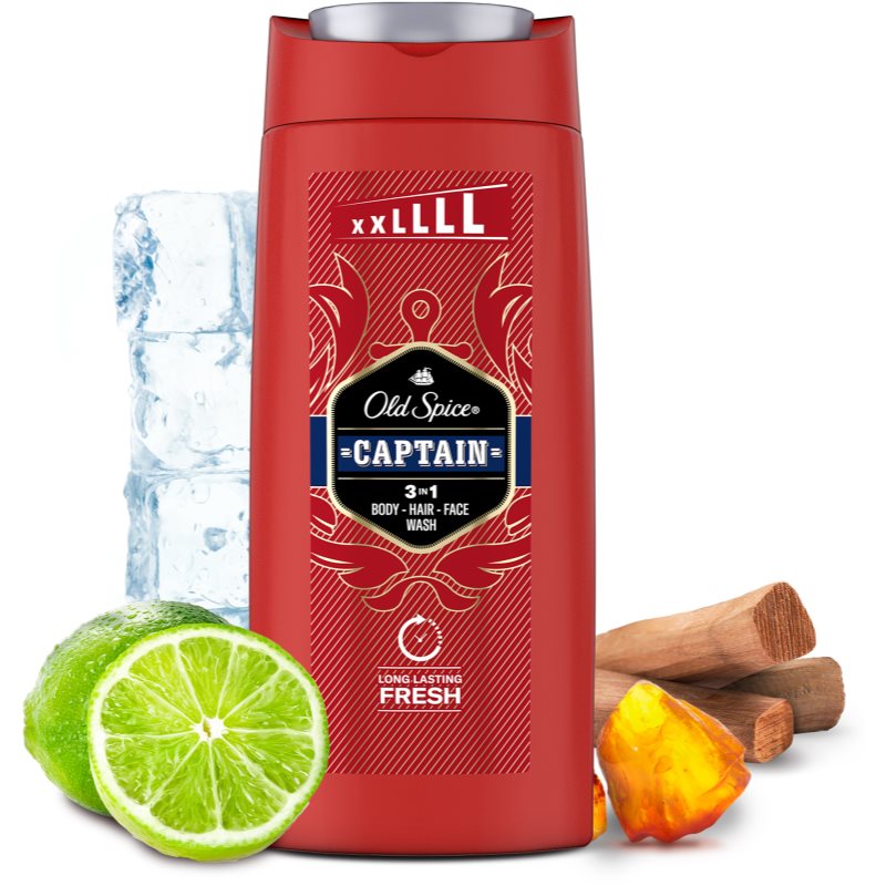 Old Spice Captain 2-in-1 Shower Gel And Shampoo 675 Ml