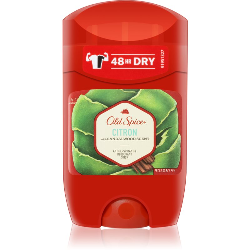 

Old Spice Citron with Sandalwood Scent антиперспірант та дезодорант у формі стіка для чоловіків