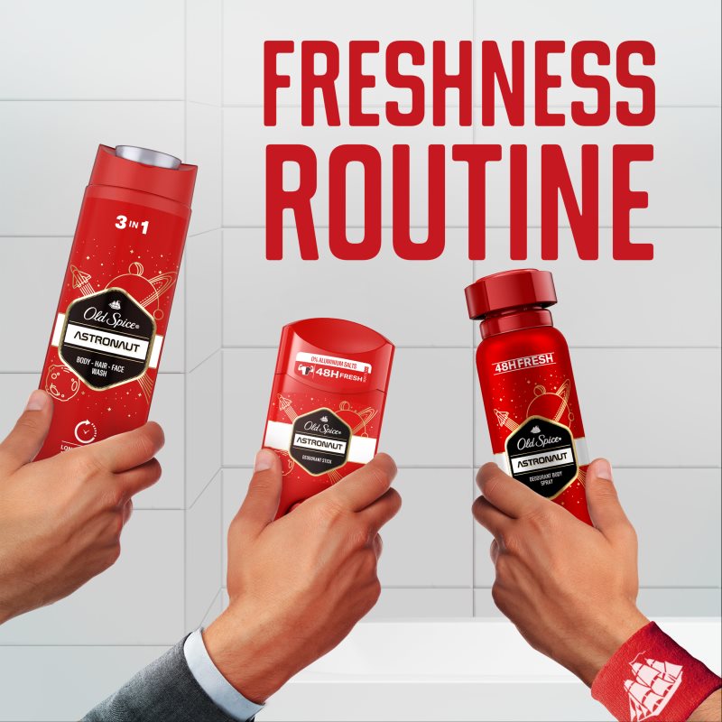 Old Spice Astronaut Deodorant And Body Spray For Men 150 Ml