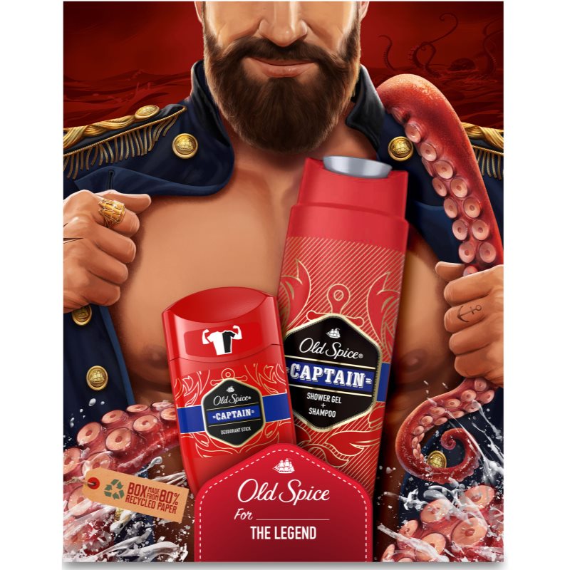 

Old Spice Captain Dark Captain подарунковий набір (для чоловіків)