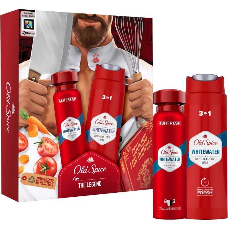 Old Spice Old Spice Whitewater New Chef σετ δώρου για άντρες