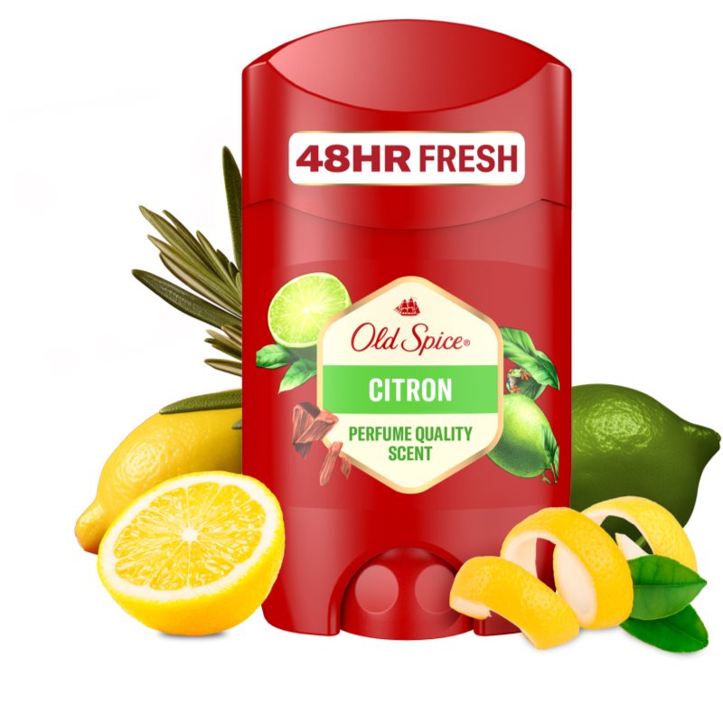 Old Spice Citron desodorante en barra para hombre 50 ml