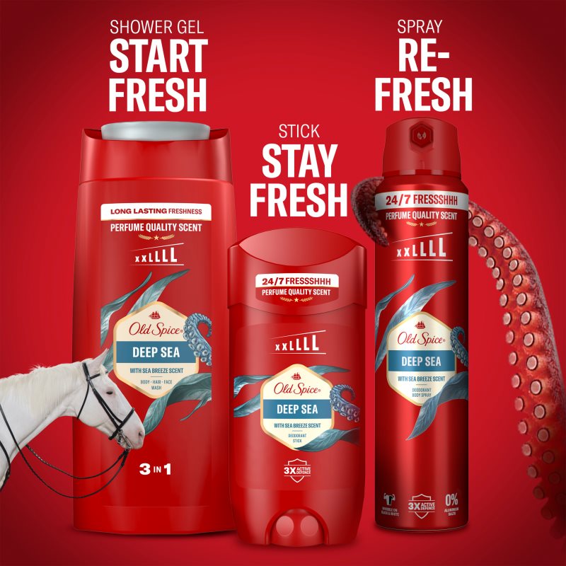 Old Spice Deep Sea deodorant ve spreji 250 ml (obrázek 9)
